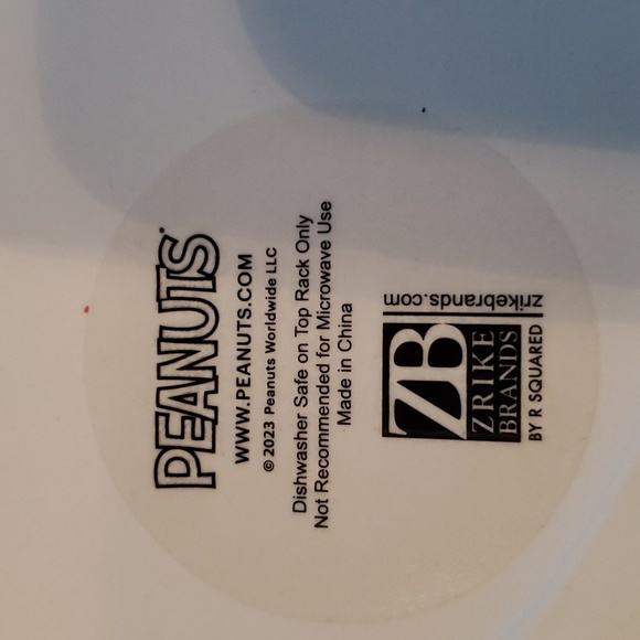 Peanuts character great pumpkin bamboo fibre bowl with lid NWT - Picture 6 of 6